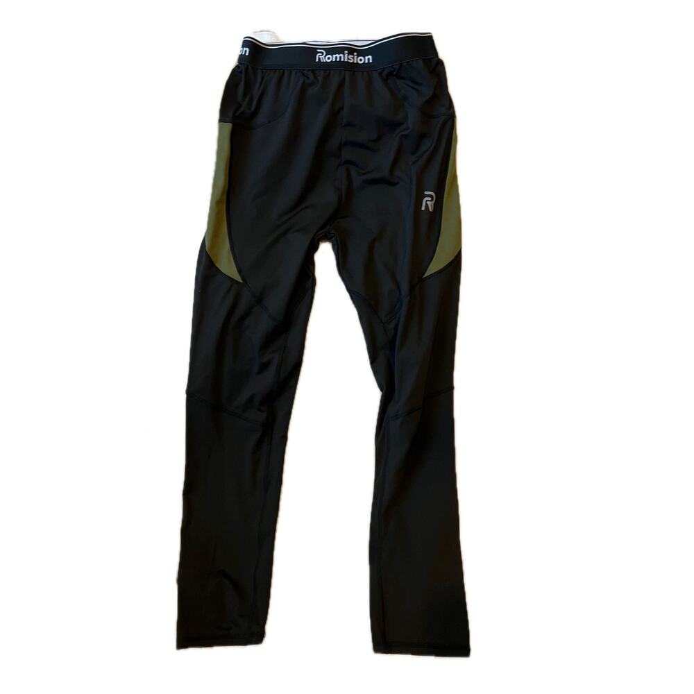 Romision Black Thermal Pants Mens Size L